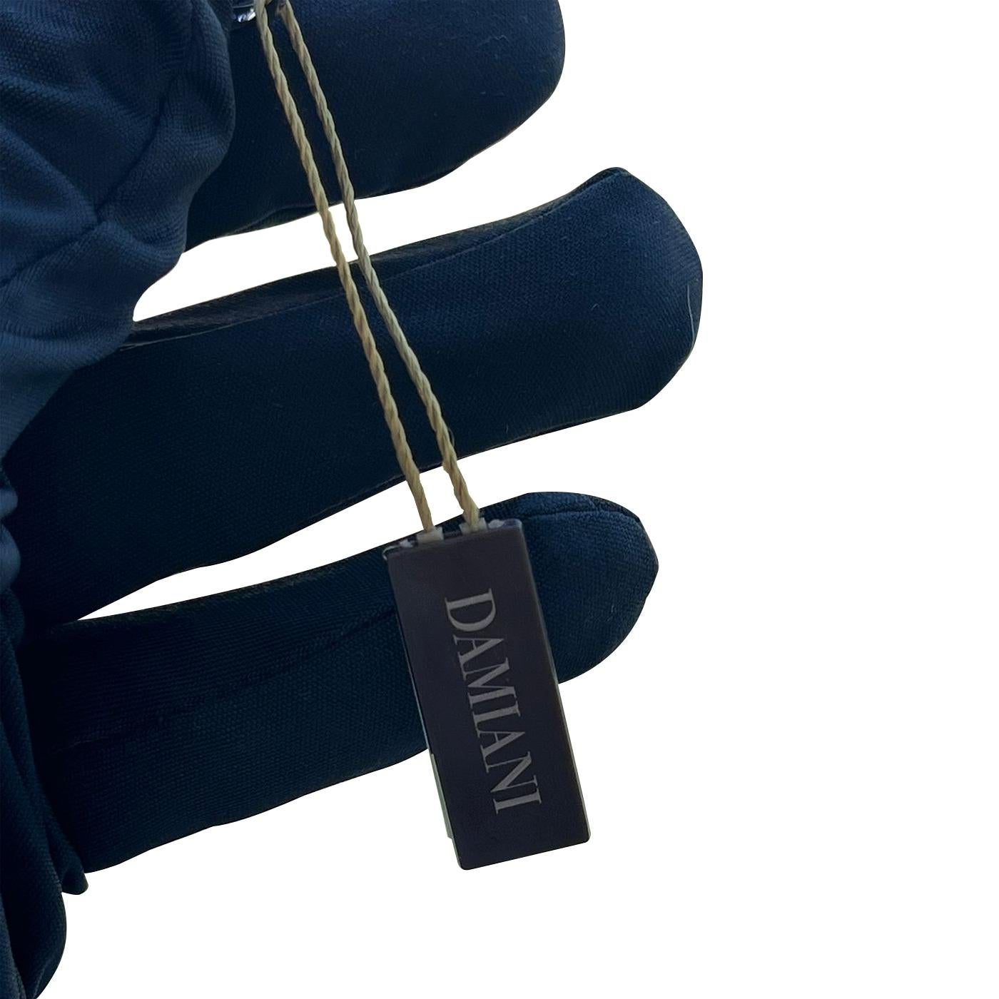 GIA 0,52 Karat natürlicher runder Diamant F/VVS1 Damiani Solitär Platin Ehering Damen im Angebot
