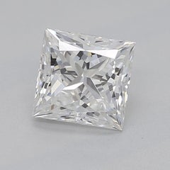 GIA 0.7 Carat Princess Vine Band Nature Inspired 18K White Gold Diamond Ring