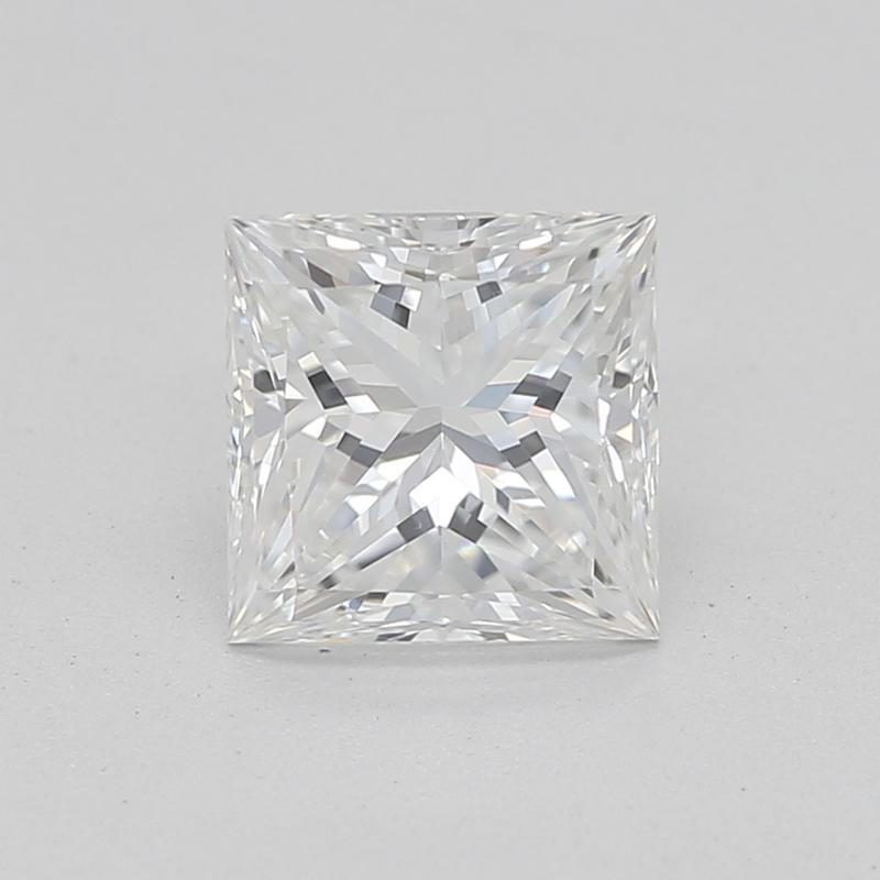 Mit einem bezaubernden Prinzess-Diamanten in der Mitte ist dieser Diamantring eine atemberaubende Verkörperung von Eleganz und Raffinesse. Das Herzstück hat ein bemerkenswertes Gewicht von 0,75 und weist ein makelloses F und ein tadelloses VS1 auf,