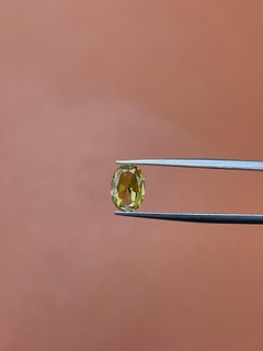 GIA 0.77CT Fancy Deep Brownish Yellow SI1 Oval Cut Loose Diamond