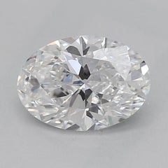 GIA 0.7ct Oval Side Stone Bezel Band Solitaire White Gold Diamond Ring