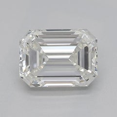 GIA 0.8 Carat Solitaire Emerald 4-Prong Basket 18K Yellow Gold Diamond Ring