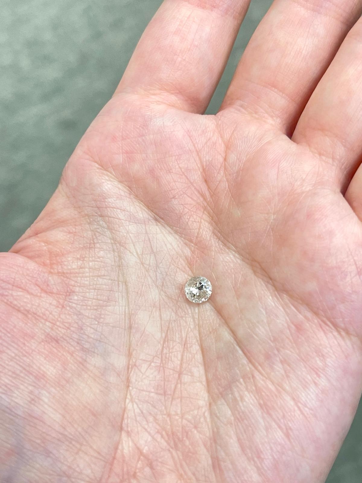 GIA Diamante natural suelto redondo de 0,80 quilates 1