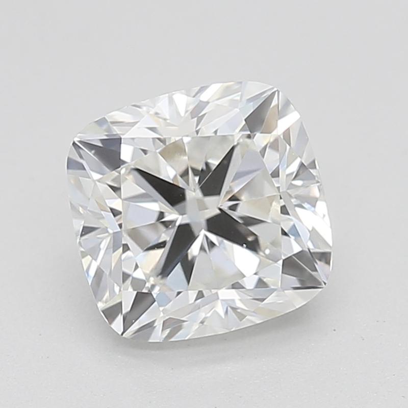 An elegantly designed diamond ring that exudes vintage charm and modern sophistication. Crafted from platinum , this ring features a stunning center stone in a breathtaking cushion cut. Weighing an impressive 0.80 , the diamond boasts a radiant H