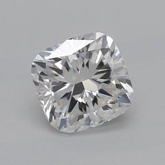 GIA 0.8ct Cushion Square Halo Filigree Flower Pave Diamond Ring