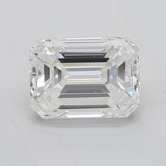 GIA 0.8ct Emerald Side Stone Bezel Band Solitaire White Gold Diamond Ring
