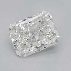 GIA 0.9 Carat Radiant Lace Flower Halo Vintage  Diamond Ring