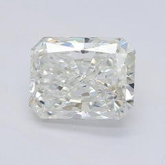 GIA 0.9 Carat Solitaire Radiant 4-Prong Basket  Diamond Ring