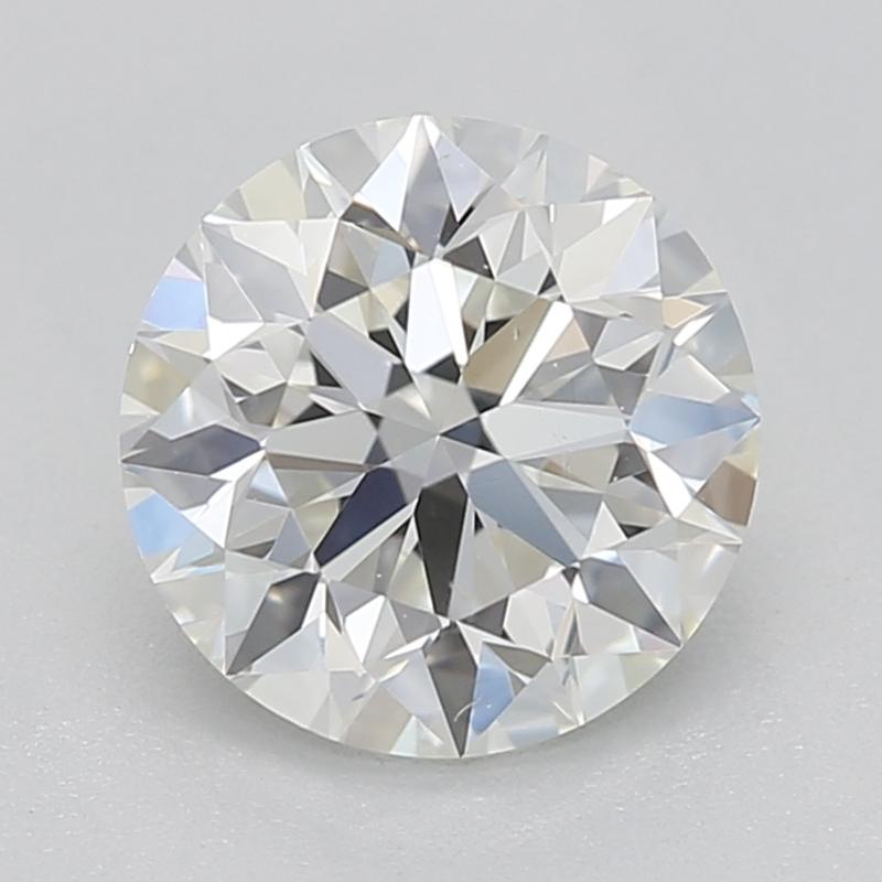 Elegantly designed, this diamond ring features a stunning center stone—a GIA-certified round diamond weighing 0.91. Exhibiting a captivating brilliance, the diamond boasts a exquisite J and clarity graded as VS2 , ensuring it stands out in any
