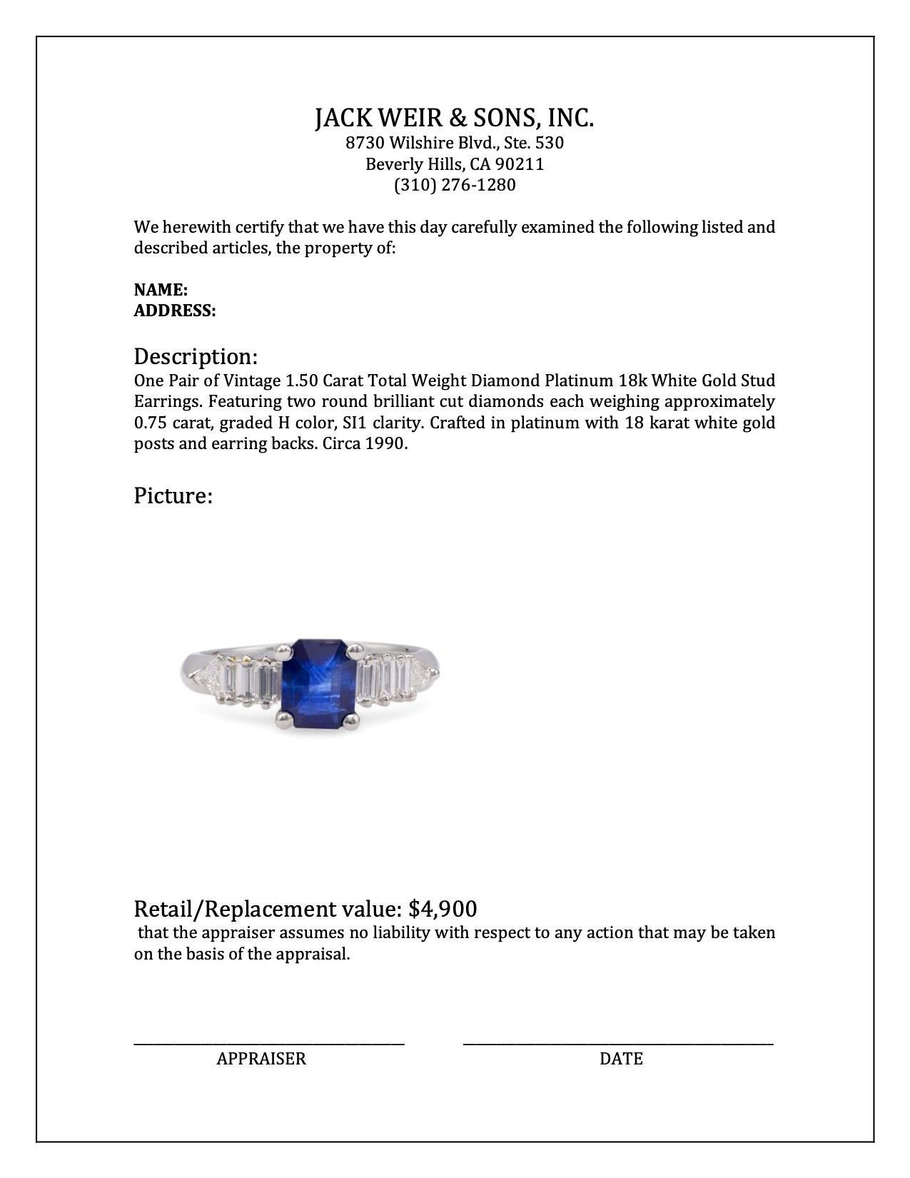GIA 0.97 Carat Ceylon Sapphire Diamond Platinum Ring For Sale 1