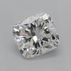 GIA 0.97ct Cushion Square Halo Filigree Flower Pave Yellow Gold Diamond Ring