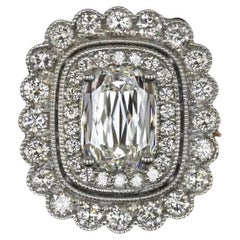 GIA 1 Carat Certified Brilliant Diamond Ring
