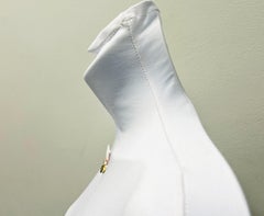 GIA 1 Carat Heart Diamond Pendant in Black Rhodium & 18K Yellow Gold