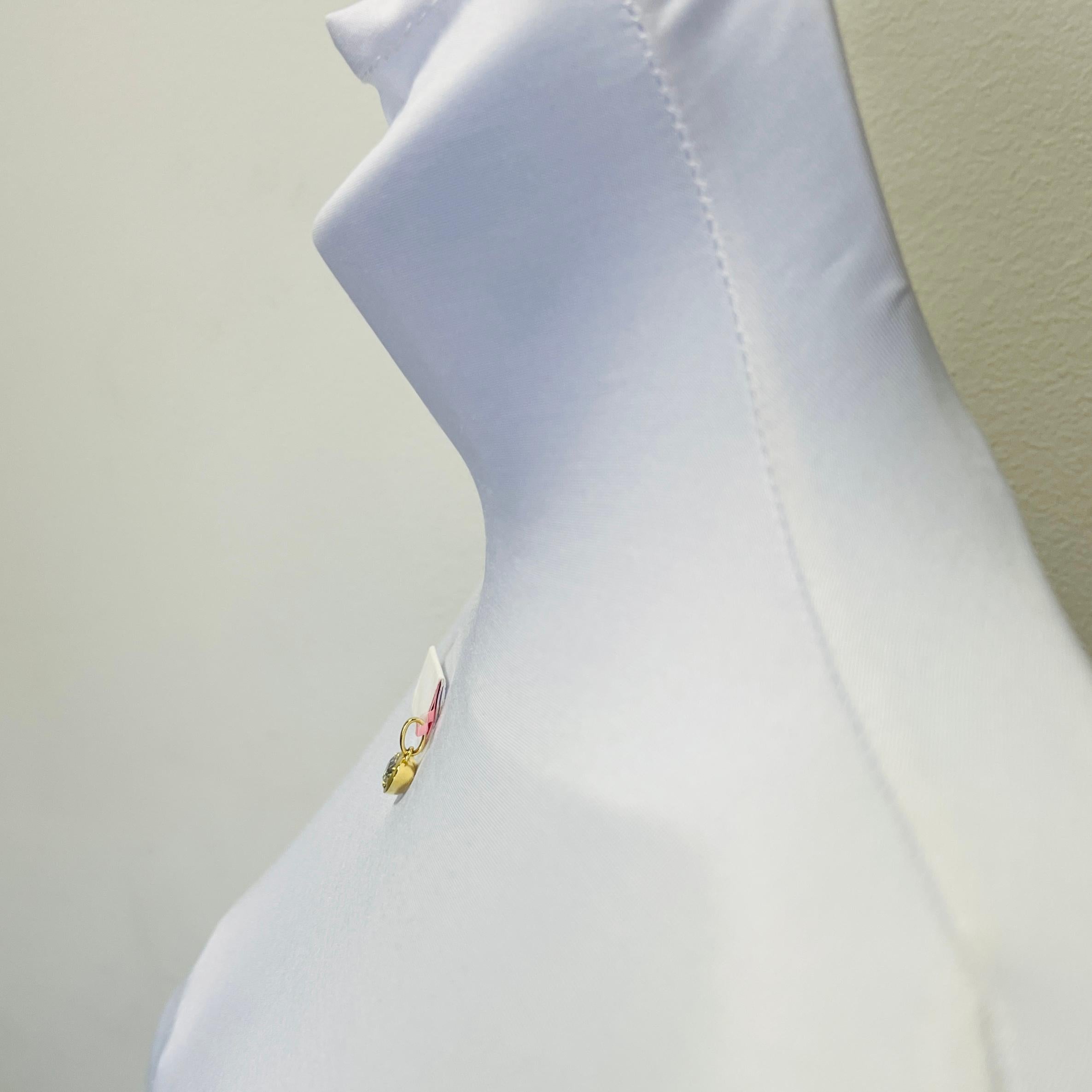 Taille cœur GIA Pendentif en or jaune 18 carats avec chaton en forme de cœur et diamant blanc de 1 carat en vente