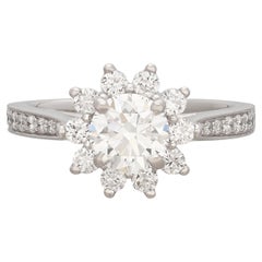 GIA 1.00ct G/VS2 White Gold Diamond Ring