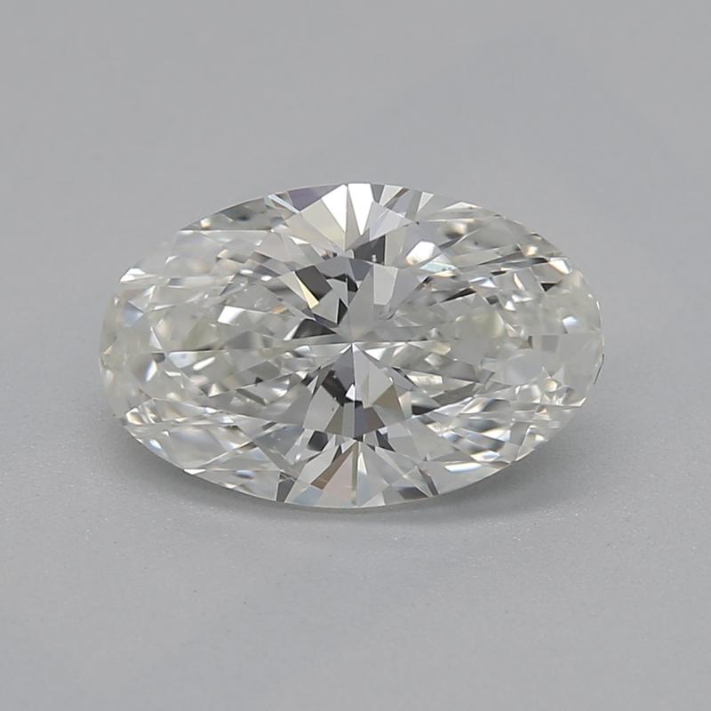 Handcrafted in New York, this exquisite diamond ring features a breathtaking oval diamond at its center, weighing 1.00 , with a striking I and SI1. The unique design harmonizes vintage flair with contemporary sophistication, showcasing intricate