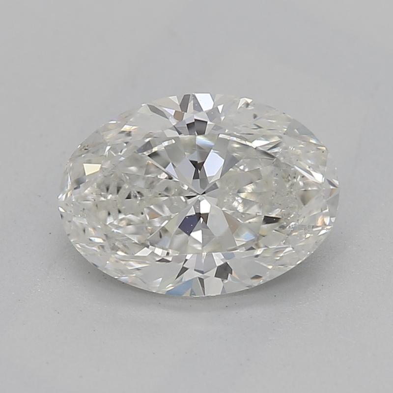 Entdecken Sie einen atemberaubenden Diamantring, der Eleganz und Raffinesse ausstrahlt und sorgfältig gefertigt wurde, um Ihre schönsten Momente zu feiern. Sein Herzstück ist ein faszinierender ovaler Diamant I SI2 1,00, der in einer klassischen