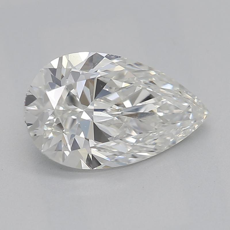 Introducing a stunning diamond ring that showcases an enchanting centerpiece�—a GIA-certified pear diamond weighing 1.00 with an exquisite G and VS1. The cathedral setting elegantly elevates the diamond, allowing maximum light reflection for an