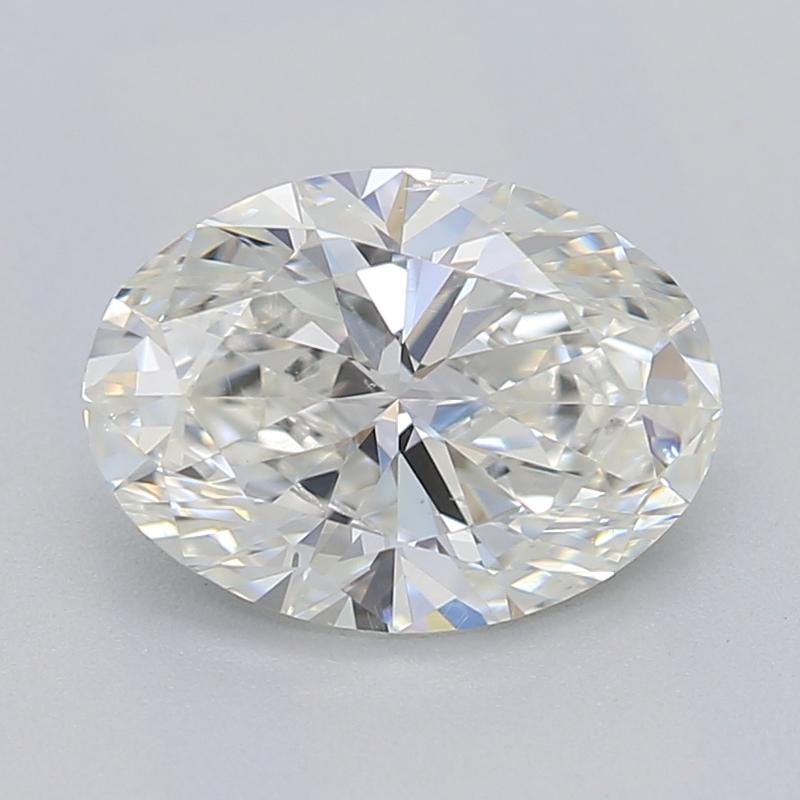 Dieser exquisite, in New York handgefertigte Diamantring hat als Herzstück einen ovalen Diamanten mit einem Gewicht von 1.01, der eine außergewöhnliche Brillanz und Klarheit ausstrahlt. Der Diamant mit den Graden H und SI1 ist GIA-zertifiziert, was