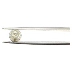 Diamant rond jaune clair de 1,01 carat certifié GIA