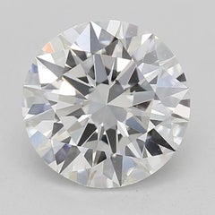 GIA 1.01 Carat Round Modern Cathedral Solitaire  Diamond Ring