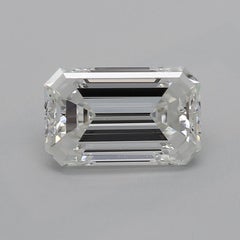 GIA 1.01ct Emerald Rectangular Halo Anniversary  Diamond Ring
