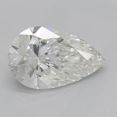 GIA 1.01ct Pear Round & Baguette Channel Band Bague diamant en or jaune 18K
