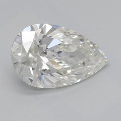 GIA 1.01ct Pear Solitaire Double Prong Cathedral  Diamond Ring