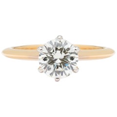 GIA 1.04 Carat Solitaire Engagement Ring