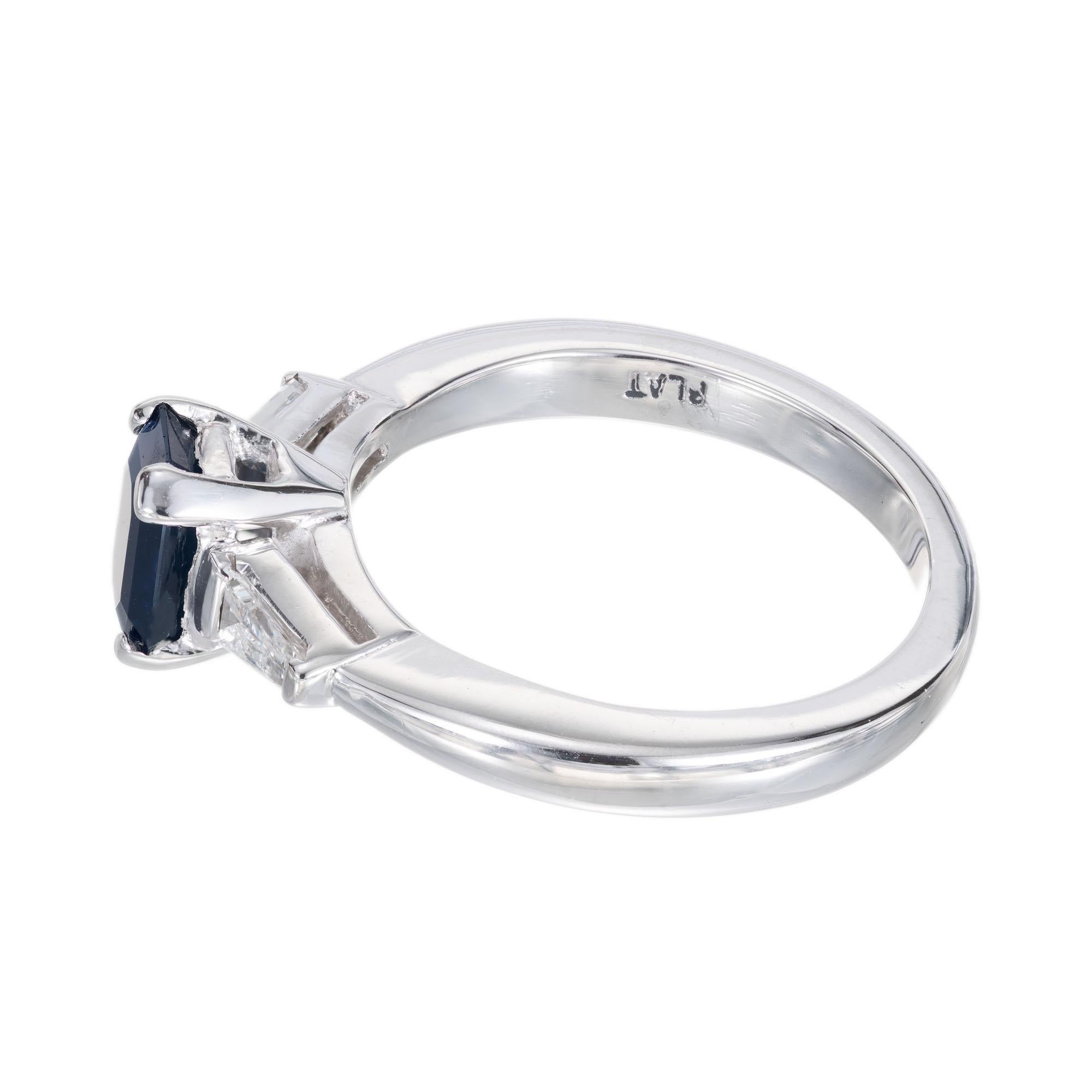 dark blue diamond ring