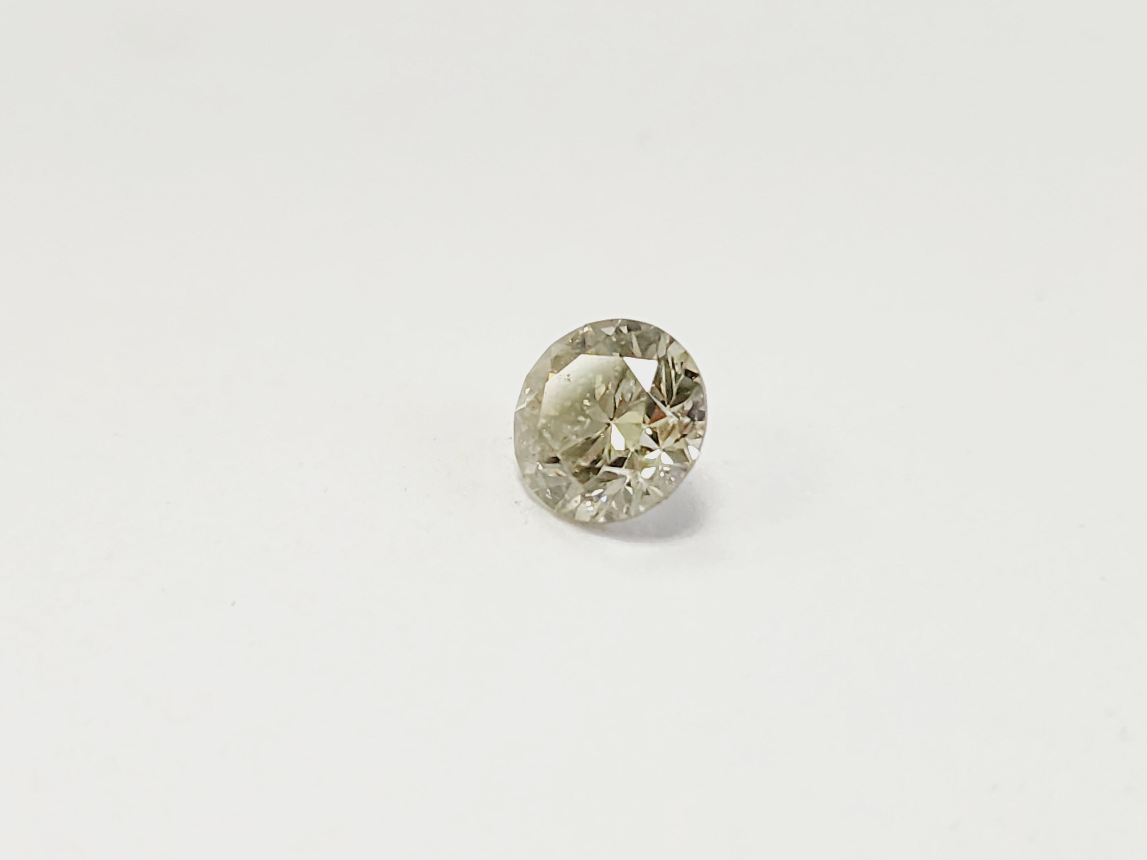 Diamant naturel rond jaune fantaisie de 1,07 carat certifié GIA Pour femmes en vente