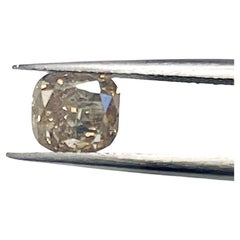 GIA 1,08 carati di diamante sfuso naturale Fancy Dark Brown Cushion