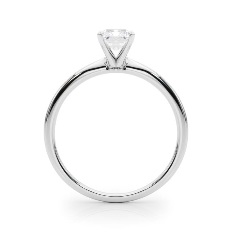 GIA 1.09ct radiante con solitario incastonato  Anello con diamante In condizioni Nuovo in vendita a New York, NY
