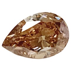 Closed OUT GIA 1,14 carat Pear Shape Fancy Brown Natural Diamond