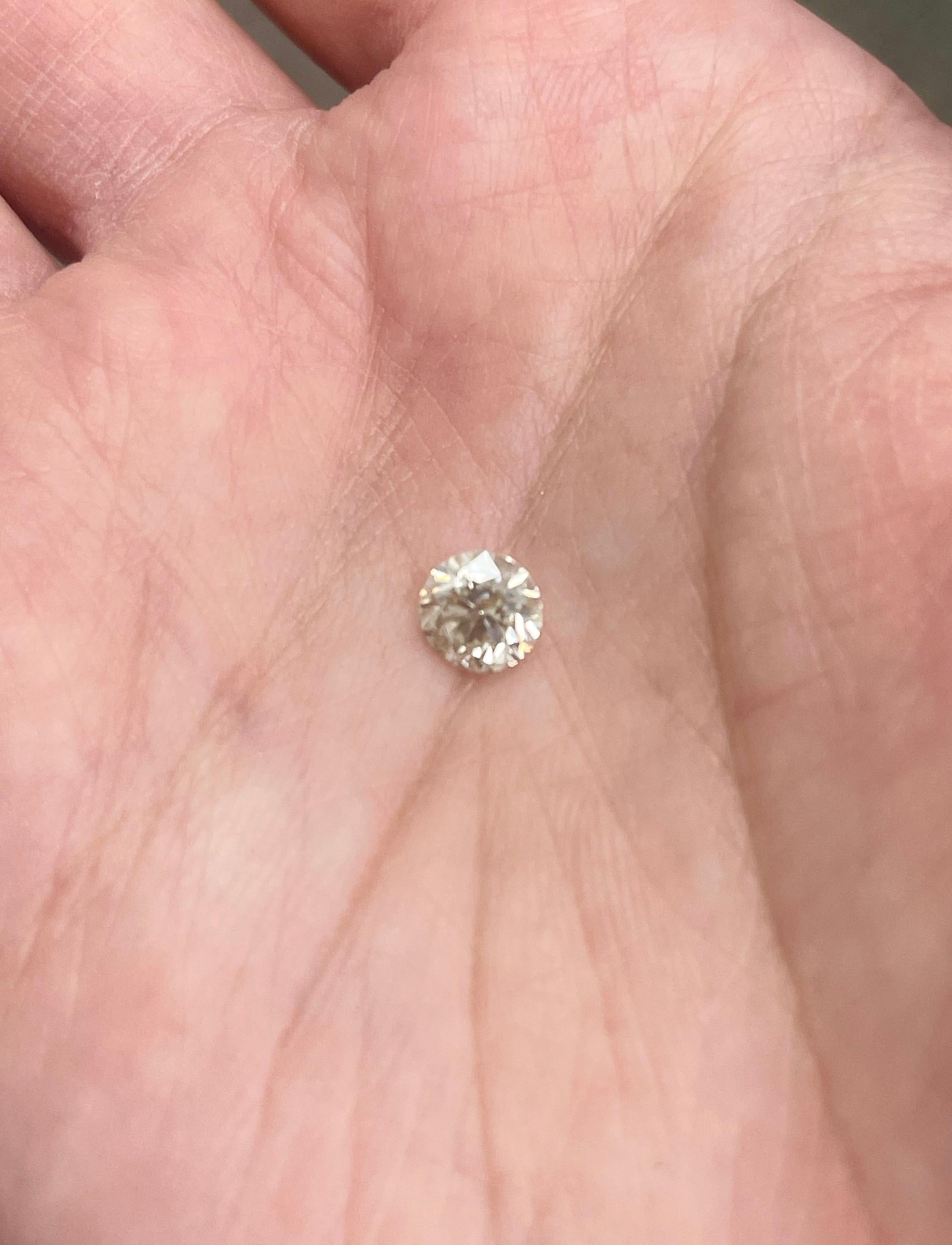 De las mujeres GIA 1,17 quilates Diamante natural talla redonda suelto