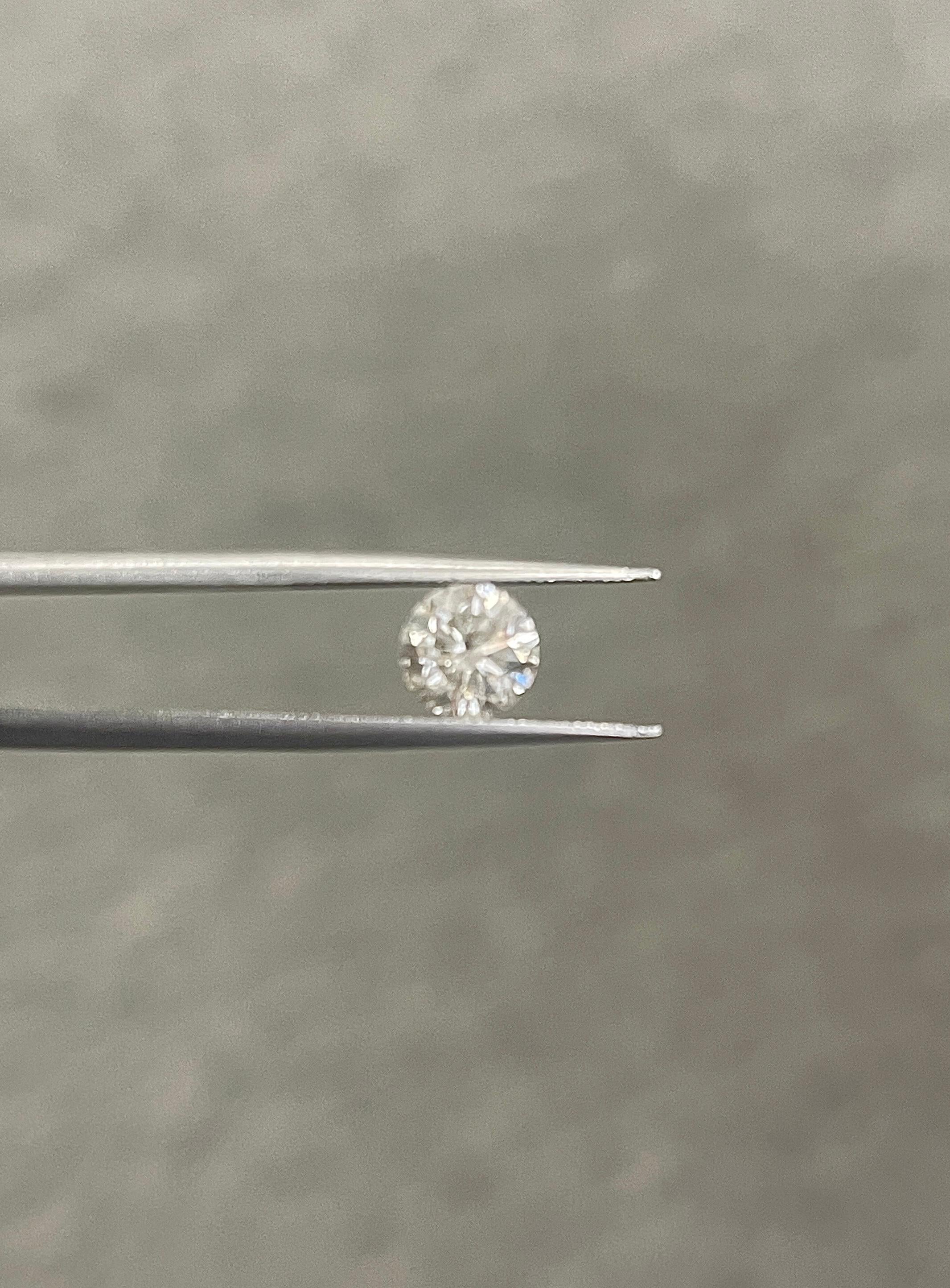 GIA 1,17 quilates Diamante natural talla redonda suelto 1