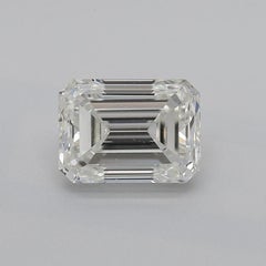 GIA 1.2 Carat Emerald Solitaire Cathedral Tulip 18K White Gold Diamond Ring