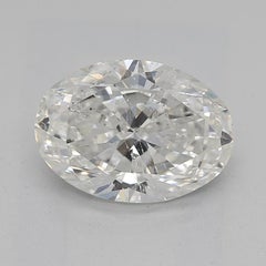 GIA 1.2 Carat Oval Cluster Trellis Solitaire  Diamond Ring