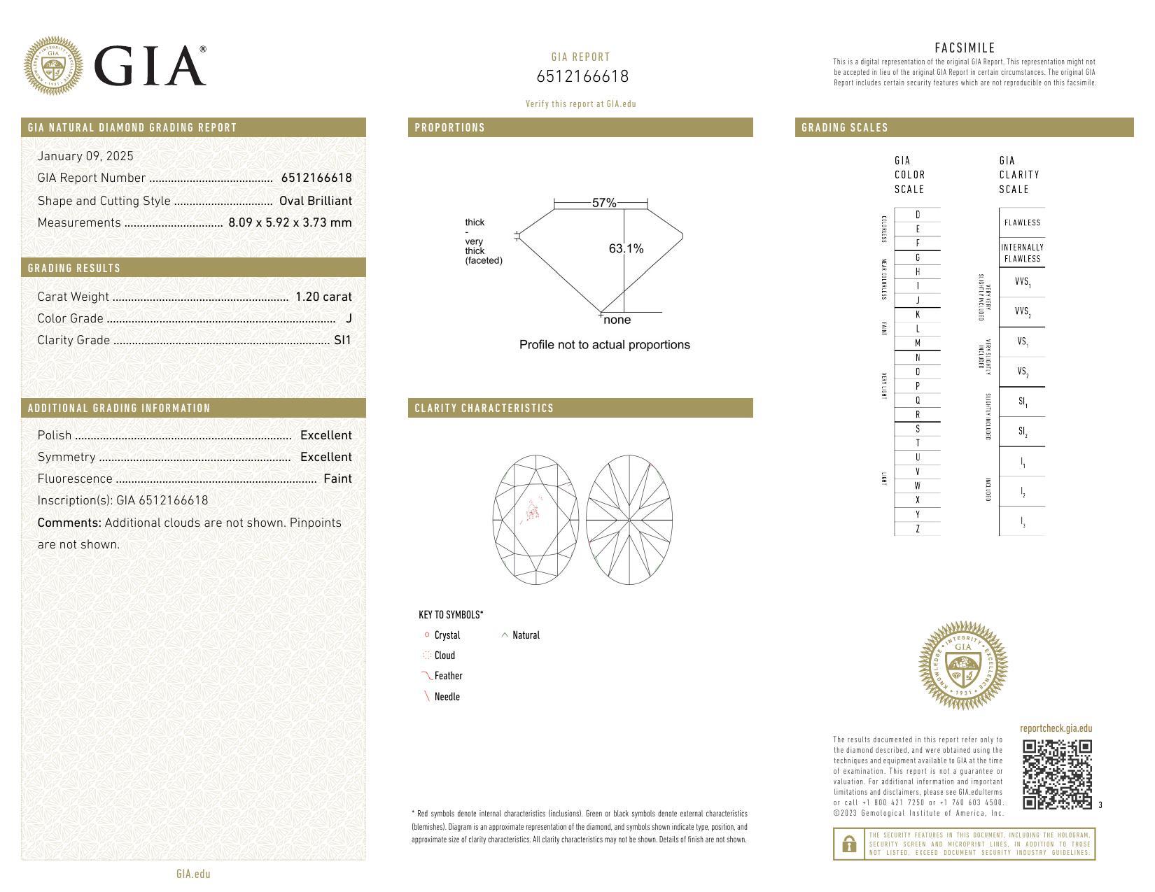 GIA 1,20 quilates Anillo de diamantes ovalado de tres piedras con bypass curvo de oro amarillo de 18 quilates Contemporáneo en venta