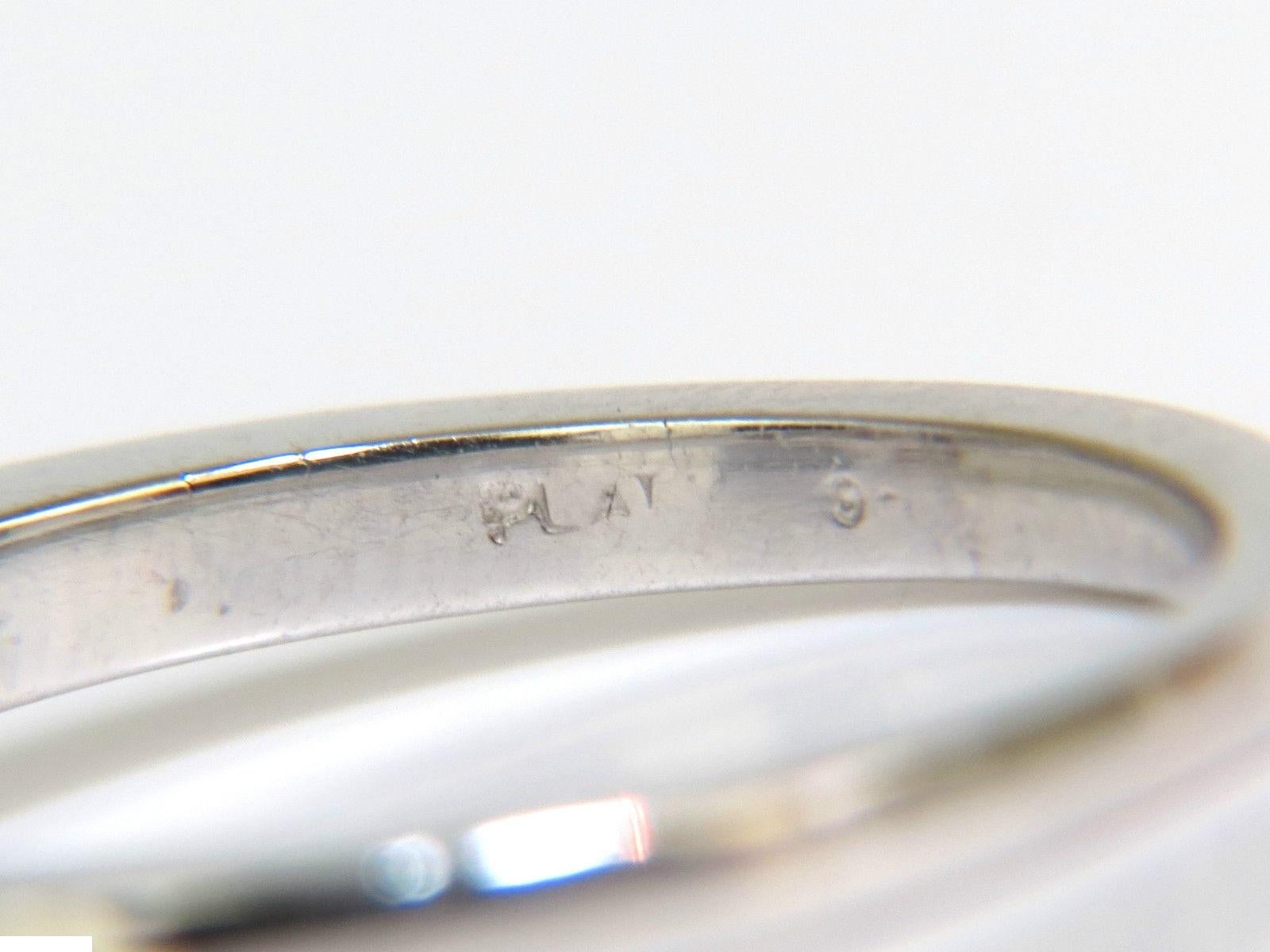GIA 1.21 Carat European Cut Diamond Ring F/VS2 Platinum For Sale 1