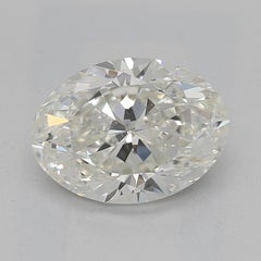 GIA 1.21ct Oval Slim Band Prong Set Solitaire  Diamond Ring