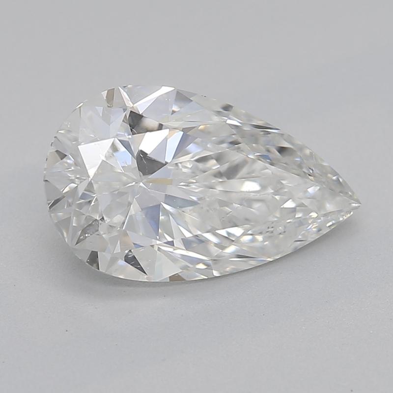 An elegantly designed diamond ring that exudes vintage charm and modern sophistication. Crafted from yellow gold , this ring features a stunning center stone in a breathtaking pear cut. Weighing an impressive 1.21 , the diamond boasts a radiant G