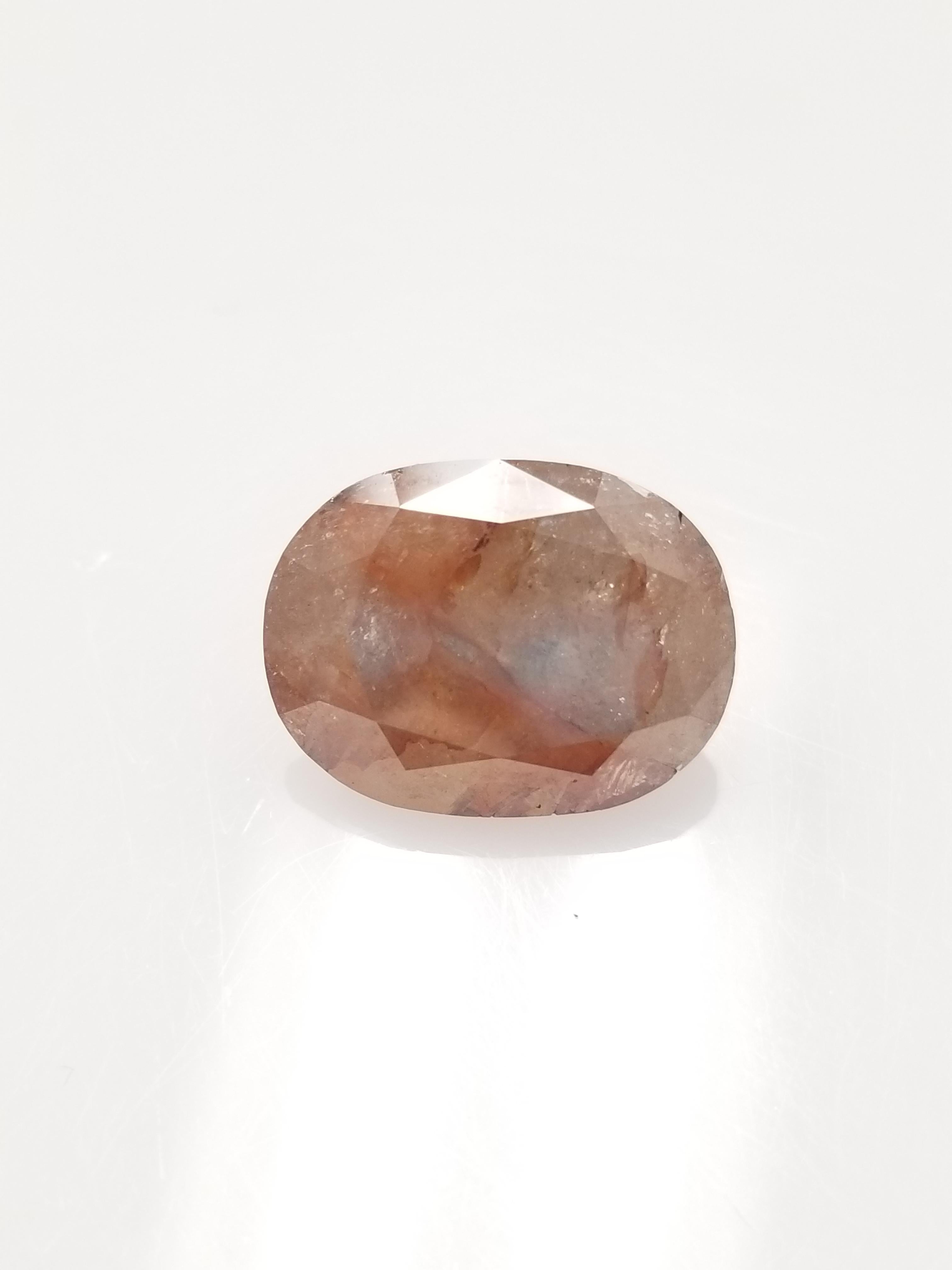 GIA Diamant en vrac de 12,21 carats de couleur fantaisie et de forme ovale Neuf - En vente à Great Neck, NY