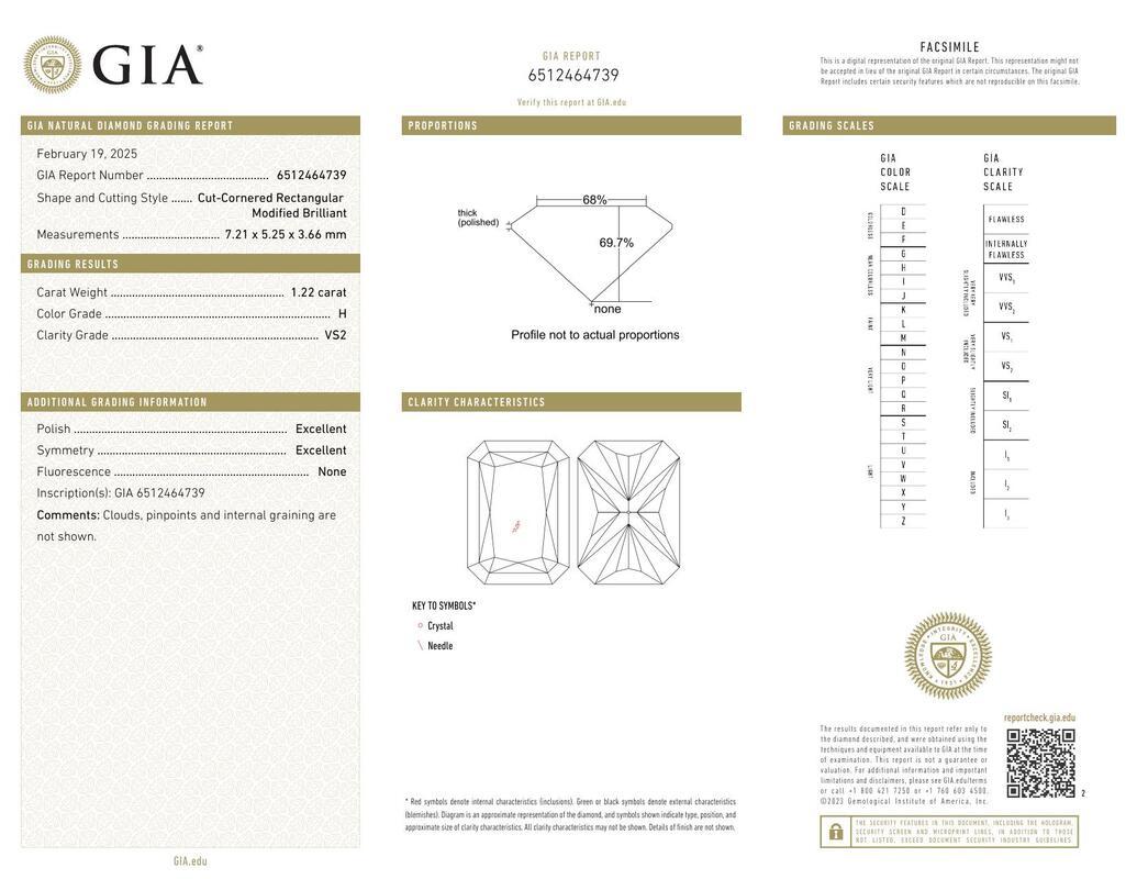 Contemporaneo GIA 1,22ct Radiant Prong Set Solitaire Slim Band in oro giallo 18K Diamond in vendita