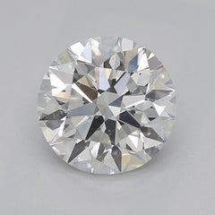 GIA 1.2ct Round Asymmetrical Ribbon Split Shank Yellow Gold Diamond Ring