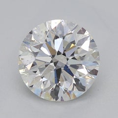 GIA 1.2ct Round Raised Shoulder Vintage Ribbon  Diamond Ring
