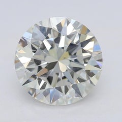 GIA 1.2ct Round Solitaire & Half-Halo Channel  Diamond Ring