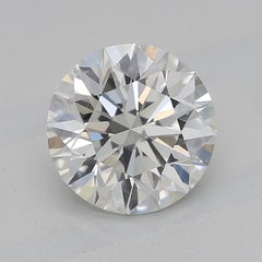 GIA 1.3 Carat Round Solitaire Double Four Prong 18K White Gold Diamond Ring