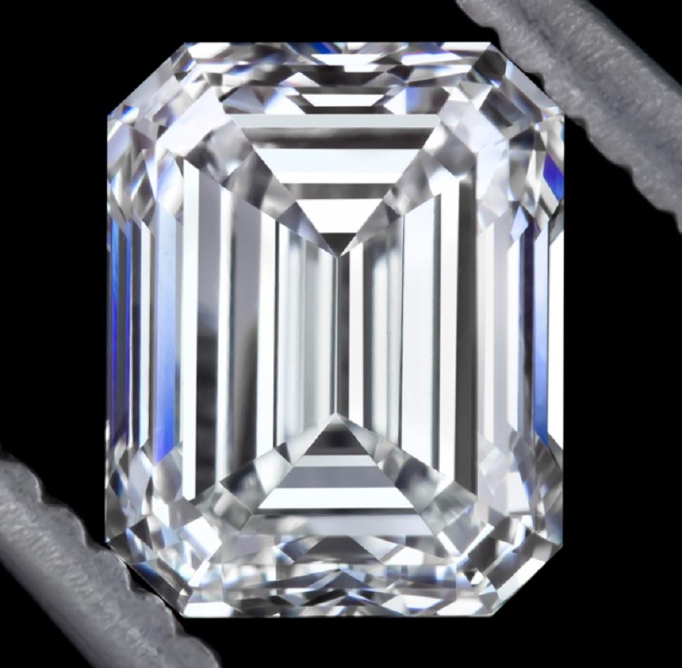  1.30 ct emerald cut diamond has excellent VS2 clarity, bright white H color, and a classic sophisticated cut! This stunning diamond is quite unique and incredibly high quality. It is certified by GIA, the premier gemological authority. The diamond