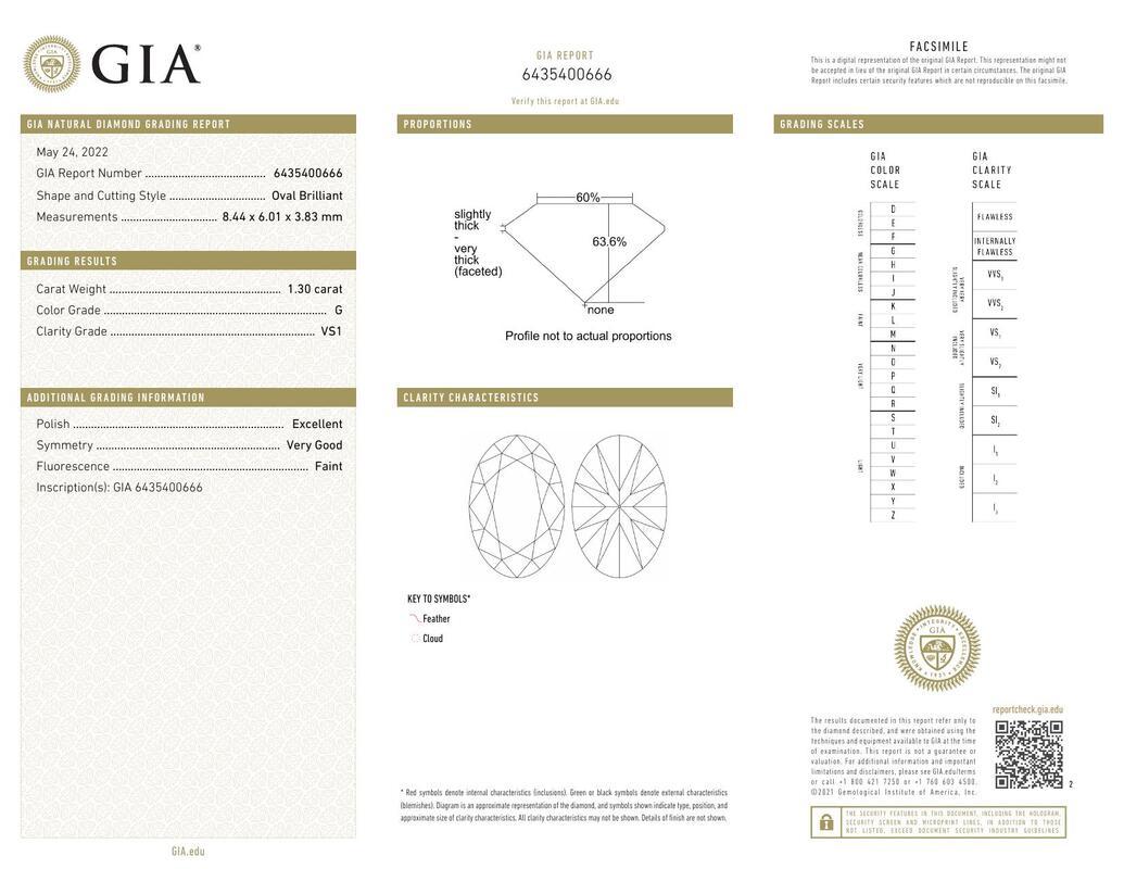 Contemporary GIA 1.30ct Oval Round & Baguette Channel Band 18K Yellow Gold Diamond Ring For Sale